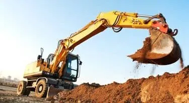 grosse pelle de chantier